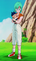 Bulma with her baby boy, Trunks