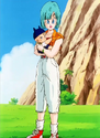 Bulma with her baby boy, Trunks