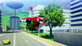 Great Saiyaman flying in Kakarot