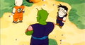 Krillin, Piccolo, Gohan waiting