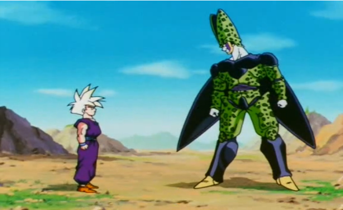 GOHAN VS CELL(SUPER SAIAJIN) TELA CHEIA DUBLADO COMPLETO HD 