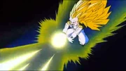 Gotenks ataca Majin Boo