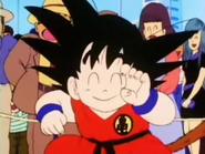 Goku feliz.