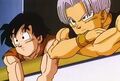 Goten and Trunks en el torneo 28 de artes marciales.