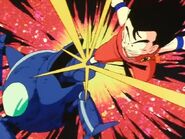 Pilaf machine fighting Goku