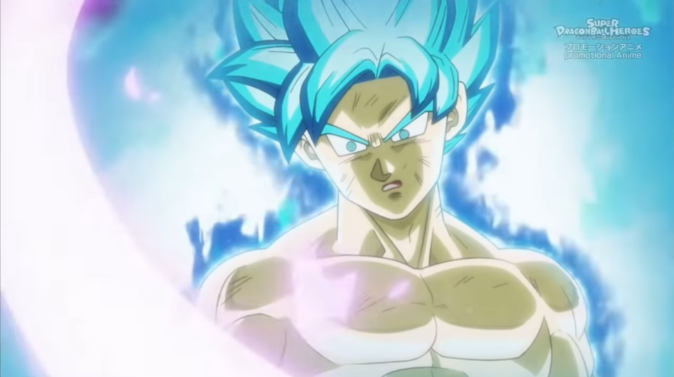 🔥 GOKU SSJ BLUE UNIVERSAL TREE CANON FORM (Super DB Heroes Anime