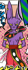 Beerus con i vestiti di Champa