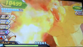 Golden Great Ape Goku fires the attack in Dragon Ball Heroes