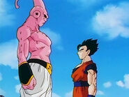 Antes de enfrentarse a Super buu