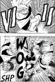 Goku attacks Cell