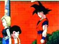 Krillin tells Goku about him and Android 18