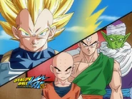 Super Saiyan Vegeta and the Z Fighters