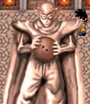 Piccolo old temple statue