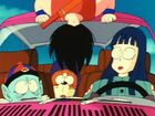 The Pilaf Gang in their car