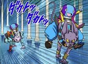 Shin e Beerus costretti a giocare con i due Zeno