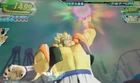 Golden Great Ape Gogeta charges the attack in Dragon Ball Heroes