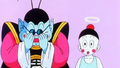 King Kai laughing at Chiaotzu's joke