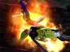 Pikkon about to elbow his opponent in Budokai Tenkaichi 3