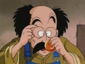 Sherman Priest examines a Dragon Ball