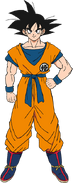 Son Goku diseño DBS Broly