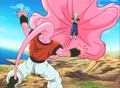 Super Buu about to absorb Super Vegito