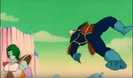 Cranbery about to be kicked by Zarbon