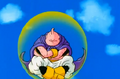 Majin Buu creates an energy shield