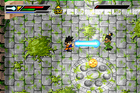 Goten attacks the Ninja Boss