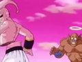 Kid Buu cut in half