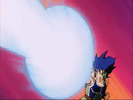 Bardock kills Toolo with a Full Power Energy Wave