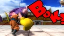 Majin Buu punching Goku