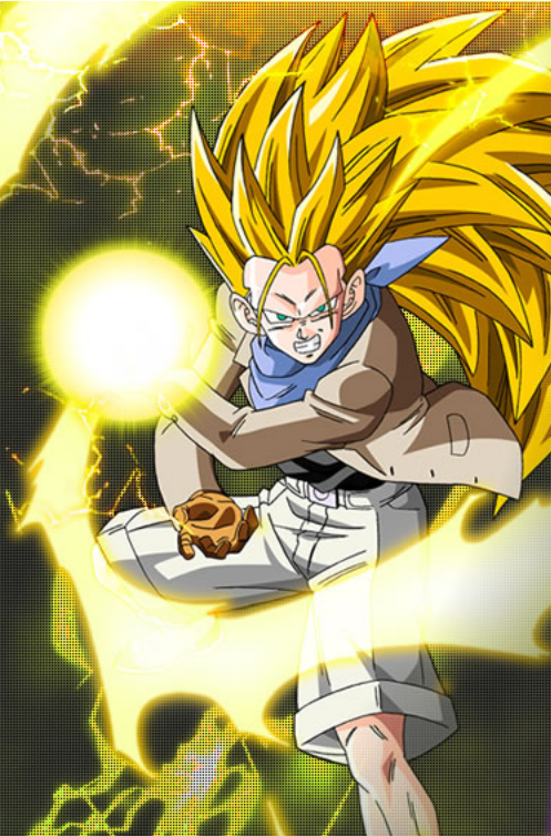 Dragon ball personagems z e gt - Trunks é um protagonista do manga