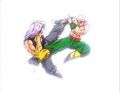 Future Trunks vs. Tien