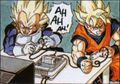 Vegeta and Goku playing video games (Daizenshuu 1)