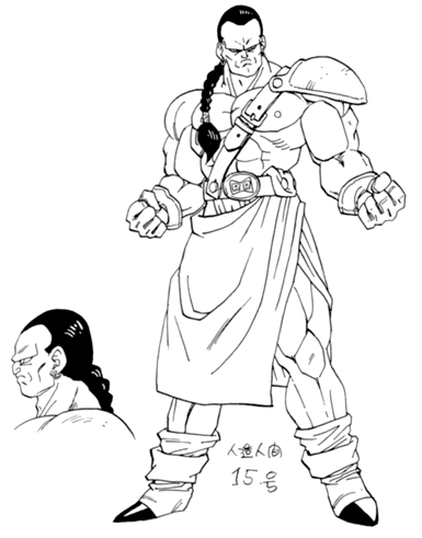 android 15 and android 14 (dragon ball and 1 more) drawn by hydeover9000