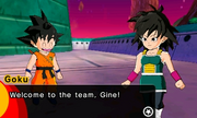 DB Fusions Sub-Event - Unlikey Pair Goku & Gine - Welcome To The Team, Gine! (Cutscene)