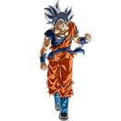 Perfected Ultra Instinct Goku in Super Dragon Ball Heroes