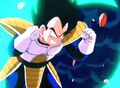 Vegeta powers up