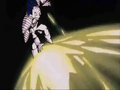 A Dodoria's Elite fires Continuous Energy Bullets at Bardock