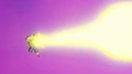 Gohan fires an Energy Wave at Goku