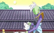 Zamasu pouring tea