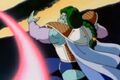 Zarbon deflects Vegeta's Energy Wave