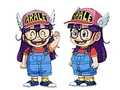 Arale design in Dragon Ball Super