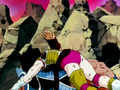 Fasha's corpse after being murdered by Team Dodoria on Frieza's orders in Bardock - The Father of Goku