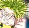 Future Broly in his Legendary Super Saiyan form