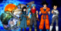 The Dragon Ball Super characters and the Prison Planet from the story