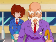 Yuzukar about to take Goku on a driving lesson