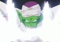 Piccolo fires his Scatter Shot at Gohan