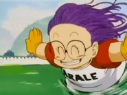 Arale Norimaki utilizando el ¡Ping!.