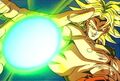 Broly prepares an Eraser Cannon